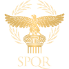 SPQR - Empire flag and republic Ancient Rome