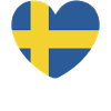 FANTASTIC SWEDEN FLAG DESIGN