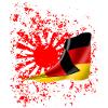 Friendship Japan Rising Sun German Flag