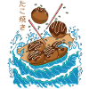 Takoyaki in the Wave