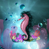 Petit hippocampe mignon