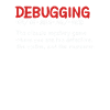 Debugging dictionary styled Definition