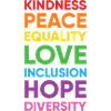 Human Peace Equality Kindness Diversity