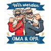 Werdende Großeltern wir werden Oma und Opa