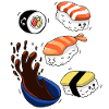 J’adore les sushis