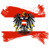 Austria Eagle Flag