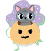 Chat d'Halloween