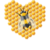 Bee beekeeper beekeepers honeycombs illustration