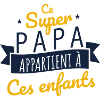 Super papa enfants cadeau