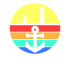Amrum Retro Windrad Leuchtturm