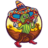 Cactus Mexico Sombrero Rattles Desert