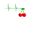 Cherry Kirsche Herzschlag Frucht Kirschen