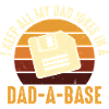 Papa Joke Disquette Rétro Design