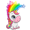 Einhorn, Regenbogen