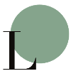 Letter L with circle