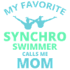 Synchro Swim Swimmer Nuoto Sincronizzato Mamma