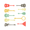 Guitars musicians guitar lovers gift