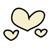 yellow hearts
