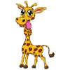 Girafe drôle