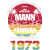 Anniversaire 1973 Naissance homme vélo