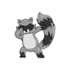 Dabbing Raccoon Dab-Move Raccoon