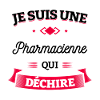 PHARMACIENNE QUI DÉCHIRE