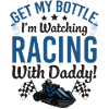Racing With Daddy Baby Bodysuit