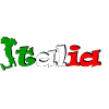 T-shirt logo Italia