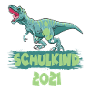 Schulkind 2021 Dinosaurier Rex
