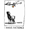 Patient reading on the fruit branch