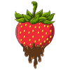 Strawberry with chocolate
