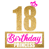 18th birthday 18 years 18th birthday Princess