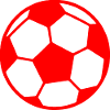 Football red white