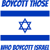 Boycott those who boycott Israël