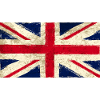 Vintage London Flag- Retro- London- UK