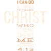 Philipper 4:13 Christlicher Bibelvers Löwe-Ehemann