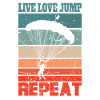 Parachutists Parachute Jump Parachute