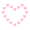 pink heart heart