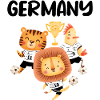 Football team Germany Animals Football Gift