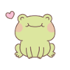Süße Happy Little Frog Doodle