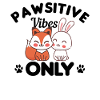 Tiere Pawsitive Vibes Nur Geschenk