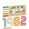 Nato nel 1982 Retro 1982 Birthday