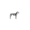 Black German Shepherd Art Heartbeat