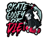 Skater Goofy Sensemann Skateboard
