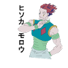 Hisoka Körper mit Name