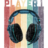 Spieler 1 Gaming partnerlook Kopfhörer