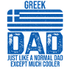Bandiera greca di papà Grecia per la festa del papà