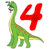 Dinosaur 4th birthday