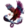Aigle et serpent