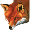 Fox Polygon - Animal Polygons - Polygon Animals